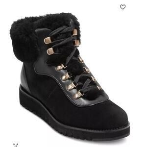 NWT Cole Haan Zerogrand Explore Upstate Hiker Waterproof Leather Booties sz 9